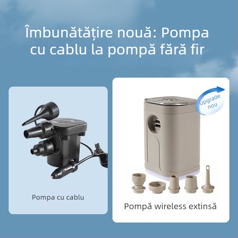 Saltea gonflabilă pentru SUV, model YS04, greutate maximă 200 kg, umflare manuală, material catifea texturată, potrivire universală