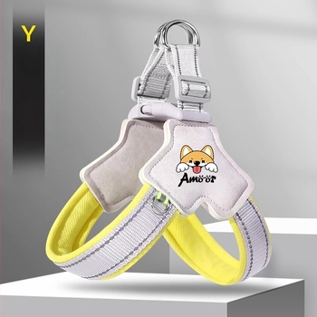 Hamă de piept din nylon pentru câini, Model Sq202506161504, Brand Simple Image, Origine Zhejiang, Pachet de 5 buc.