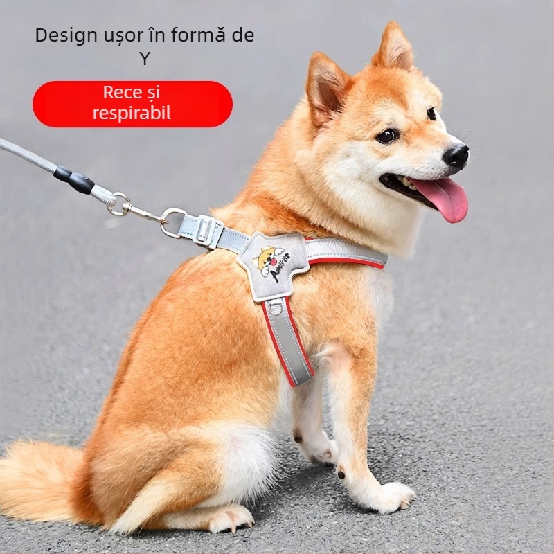 Hamă de piept din nylon pentru câini, Model Sq202506161504, Brand Simple Image, Origine Zhejiang, Pachet de 5 buc.