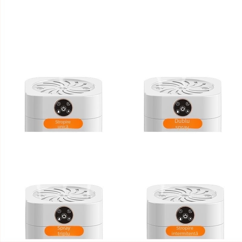 Umidificator pentru dormitor, funcționare silențioasă, rezervor de 10 L, 3 ieșiri de ceață, aromaterapie, protecție la oprire, alimentare cu baterii uscate, carcasă din oțel inoxidabil