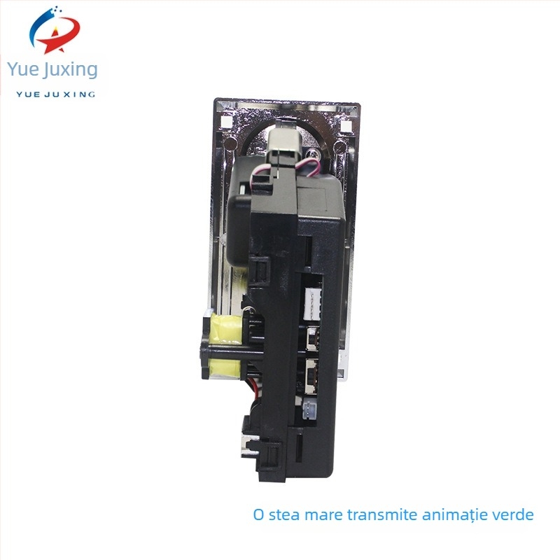 Acceptor de monede pentru automate de vending — valută multiplă, monede străine, interfață 4P, carcasă din plastic, greutate 0,3 kg