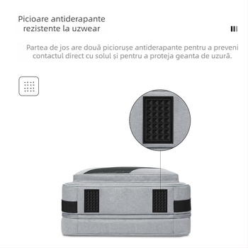 Geantă de depozitare PS5 pentru consolă și controler – rezistentă la zgârieturi și uzură, din poliester, cusută, compatibilă cu Sony PS5, 1,07 kg