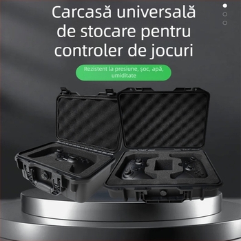 Husă de depozitare pentru controllere Switch Pro/PS5/Xbox – carcasă rigidă portabilă, turnare prin injecție, PP cu burete de înaltă densitate, compatibilă cu majoritatea gamepad-urilor