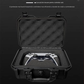 Husă de depozitare pentru controllere Switch Pro/PS5/Xbox – carcasă rigidă portabilă, turnare prin injecție, PP cu burete de înaltă densitate, compatibilă cu majoritatea gamepad-urilor