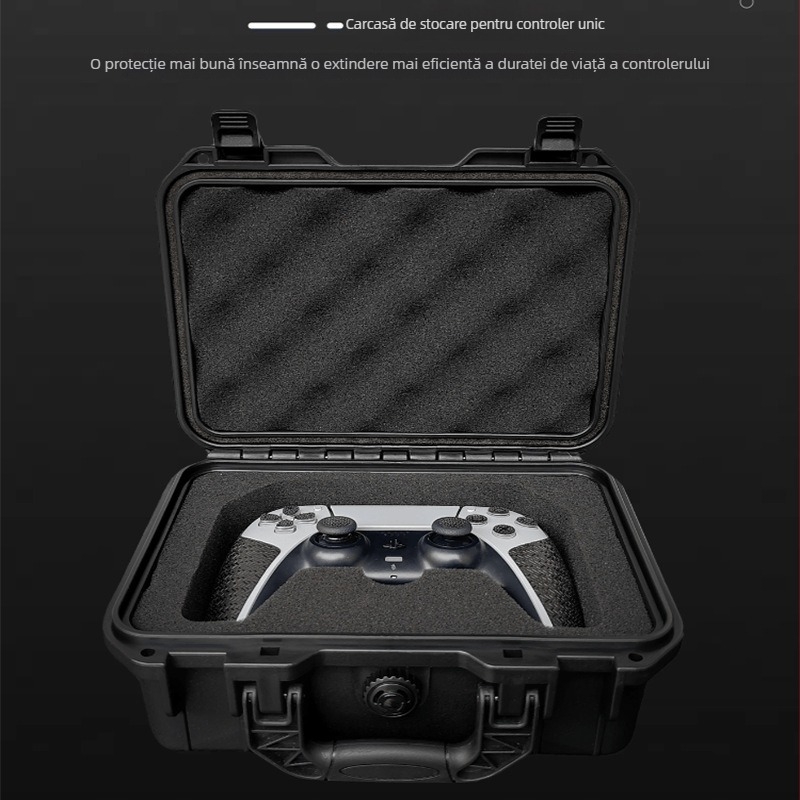 Husă de depozitare pentru controllere Switch Pro/PS5/Xbox – carcasă rigidă portabilă, turnare prin injecție, PP cu burete de înaltă densitate, compatibilă cu majoritatea gamepad-urilor