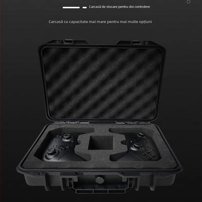 Husă de depozitare pentru controllere Switch Pro/PS5/Xbox – carcasă rigidă portabilă, turnare prin injecție, PP cu burete de înaltă densitate, compatibilă cu majoritatea gamepad-urilor