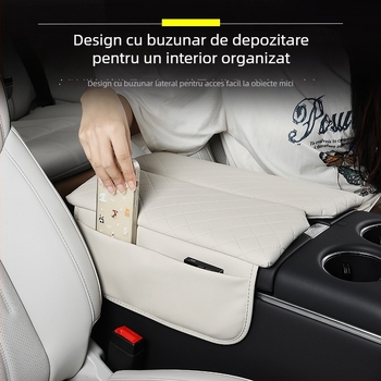 Husă din piele pentru cotiera centrală cu pernă de înălțare pentru Lantu Dreamer