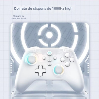 Controler de joc wireless G3V2 cu trei moduri, Bluetooth și USB-C, joystick Hall și declanșatoare pentru PC