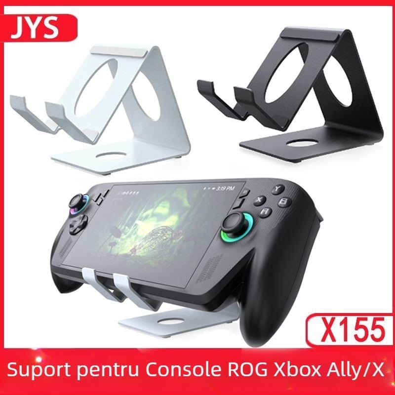 Suport de birou pentru ROG Xbox Ally/X Handheld, Switch OLED, Switch 2 și Steam Deck — Construcție din fier, Model JYS-X155
