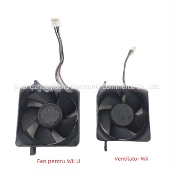 Ventilator de răcire pentru consola Wii U cu ventilator încorporat și accesorii originale de reparații