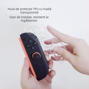 Carcasă protectoare Switch2 pentru butoane stânga și dreapta, Material PC/TPU, Compatibilă cu generația Switch2, Greutate 100 g