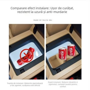 Accesorii interioare din silicon pentru mașină – Model Equation Leopard 8, Brand SNBLO, Material: silicon
