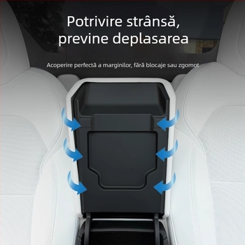 Capac de protecție pentru suportul de cotieră Tesla Model 3/Y – accesorii de decor interior