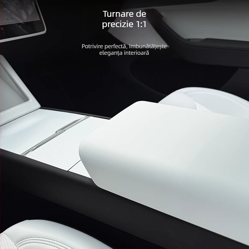 Capac de protecție pentru suportul de cotieră Tesla Model 3/Y – accesorii de decor interior