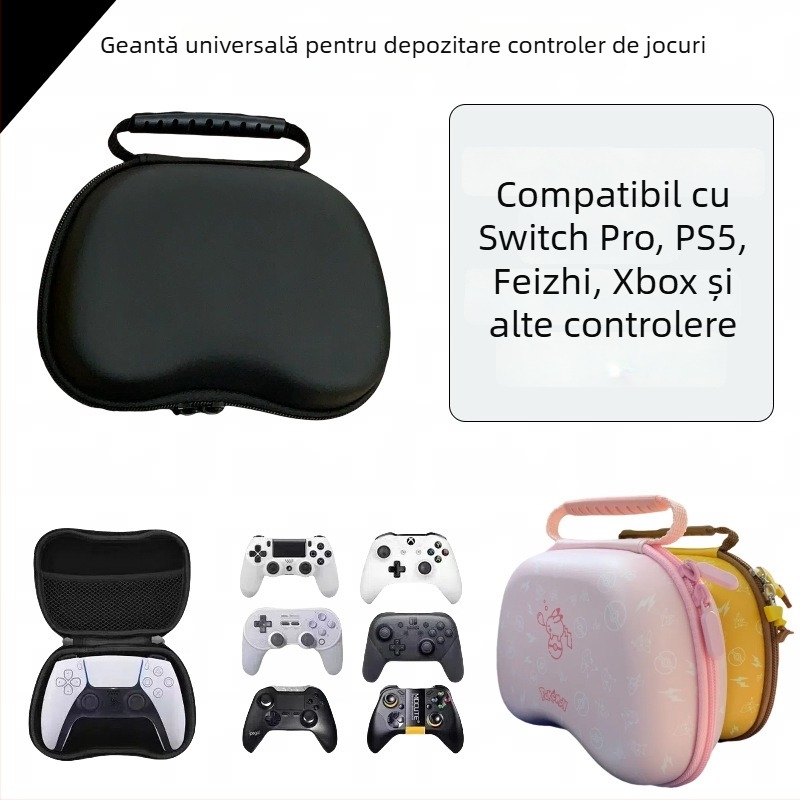 Carcasă universală pentru stocarea controlerelor de joc, material EVA, model B-SBB-100, destinație: stocare console, greutate 0,12 kg, logo imprimat