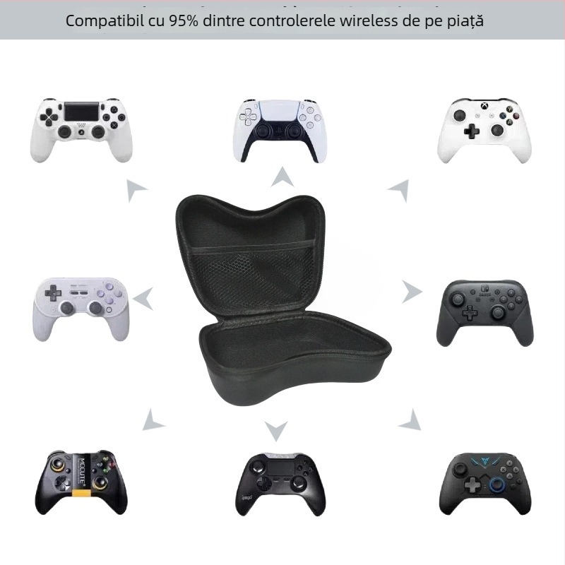 Carcasă universală pentru stocarea controlerelor de joc, material EVA, model B-SBB-100, destinație: stocare console, greutate 0,12 kg, logo imprimat