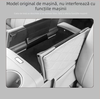 Protecție din piele pentru cotiera centrală cu suport de ridicare, compatibilă cu 26 modele VW Sagitar L