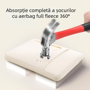 Husă interioară pentru laptop și tabletă cu căptușeală velur și protecție completă cu airbag – Oxford material, impermeabil, rezistent la uzură, antișoc, unisex