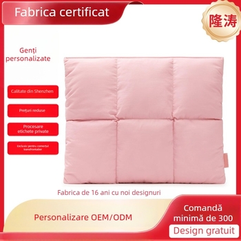 Husa laptop Taslan compatibilă cu MacBook cu fermoar, impermeabilă și rezistentă la abraziune, ușoară, mâner moale, pentru călătorii de afaceri
