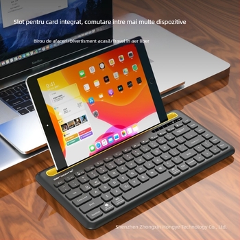 Tastatură Bluetooth 5.1 fără fir pentru telefoane, tablete și laptopuri (Model X905; Interfață Bluetooth; Ergonomică; OEM-ready)