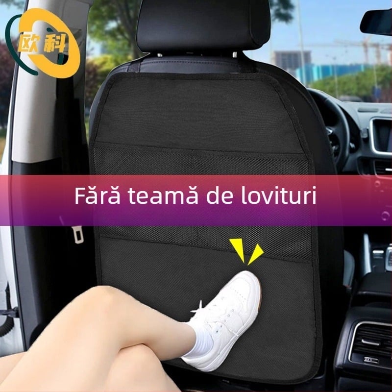 Pad de protecție pentru spatele scaunului auto – Senkai, model A1095, țesătură Oxford, design suspendat, pentru toate anotimpurile