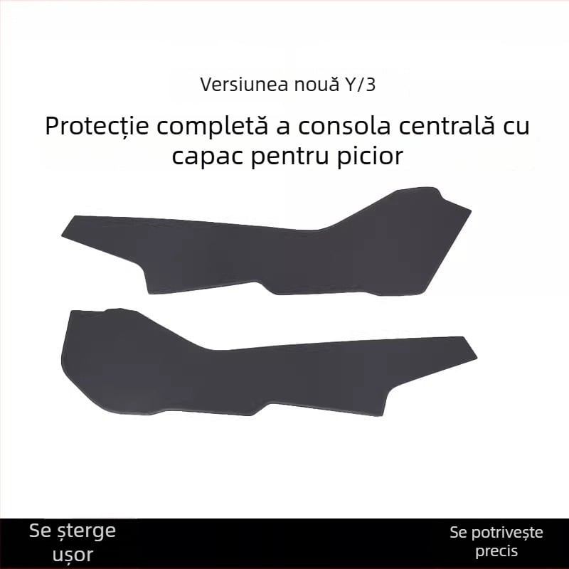 Protecție pentru consola centrală – plăcuță laterală pentru Tesla Model 3/Y (kick pad) – toate sezoanele, TPE, cod YS-01