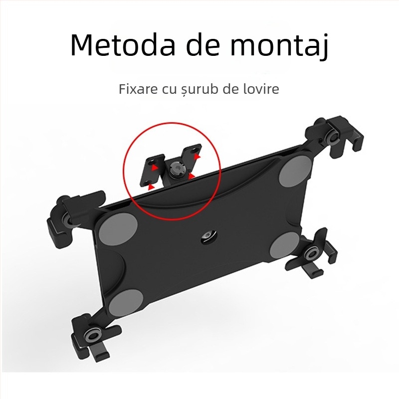 Suport pentru tabletă din aliaj de aluminiu, montat pe perete, anti-furt, rotativ, pentru iPad și dispozitive Apple (AT100)