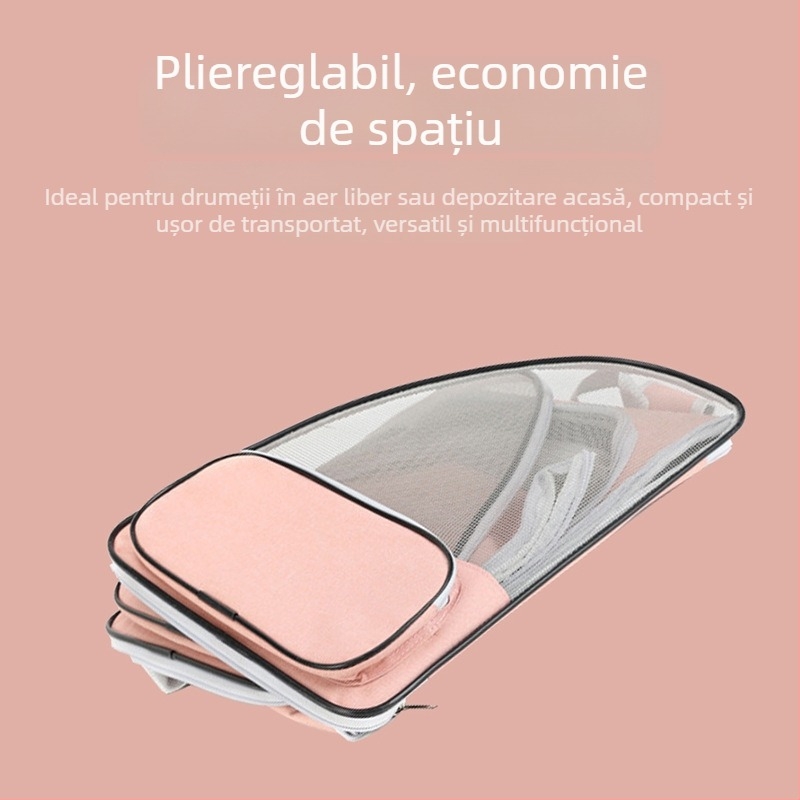 Rucsac pentru animale de companie pentru pisici și câini, design capsulă spațială, interior spațios, material: Dragon Dance țesătură + plasă anti-prindere, rigiditate medie