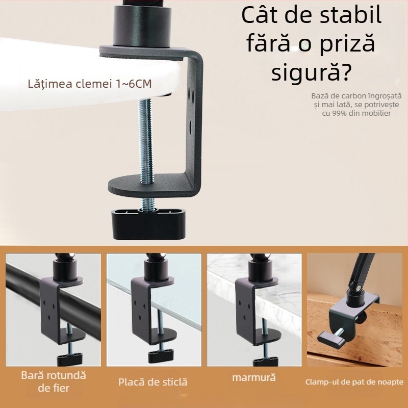 Suport rotativ pentru tabletă, model Bx-n07c2, compatibil universal cu iPad/iPhone, greutate 0,8 kg.