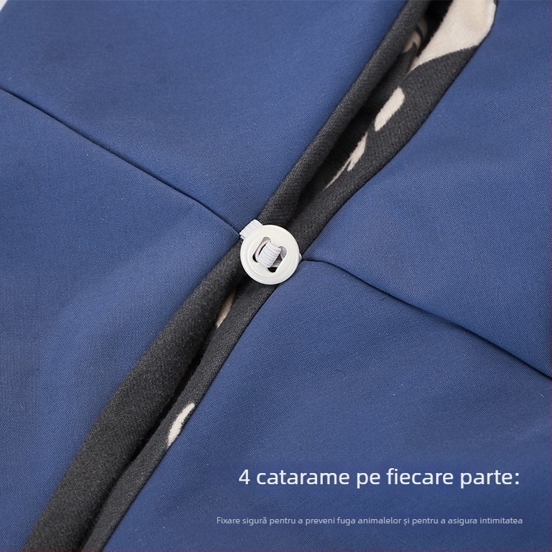 Habepet Geantă pentru animale din polyester, crossbody pentru pisici și câini, capacitate 7,5 kg, construcție moale