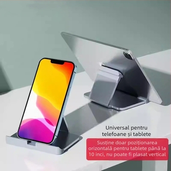 Stand de masă pentru telefoane mobile și tablete, aliaj de aluminiu, utilizare generală, suportă personalizare