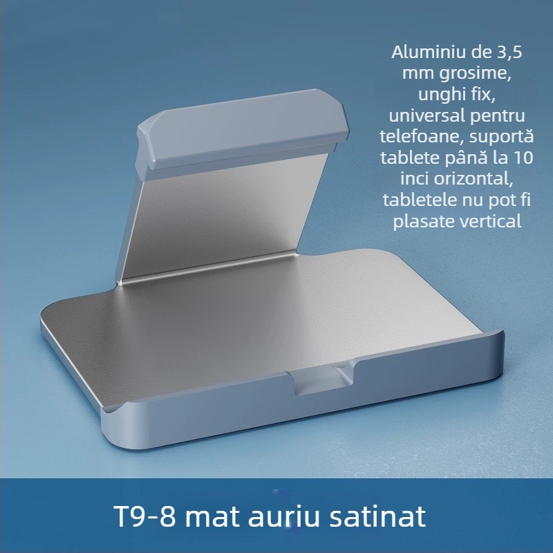 Stand de masă pentru telefoane mobile și tablete, aliaj de aluminiu, utilizare generală, suportă personalizare