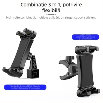 Suport pentru tabletă tip lift cu clemă – Mholder GS693B, 336 g, compatibil iPad/iPhone