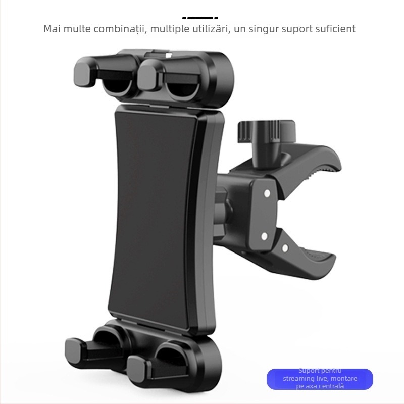 Suport pentru tabletă tip lift cu clemă – Mholder GS693B, 336 g, compatibil iPad/iPhone