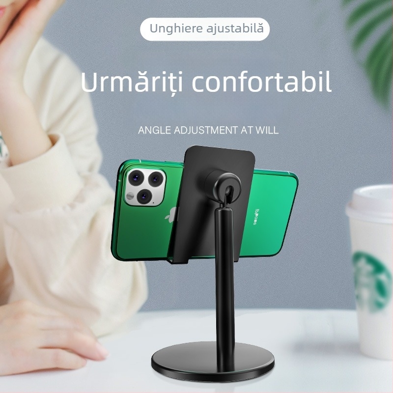 Suport de birou pentru telefon și tabletă - retractabil, pliabil, durabil, aliaj de aluminiu, model YYS380