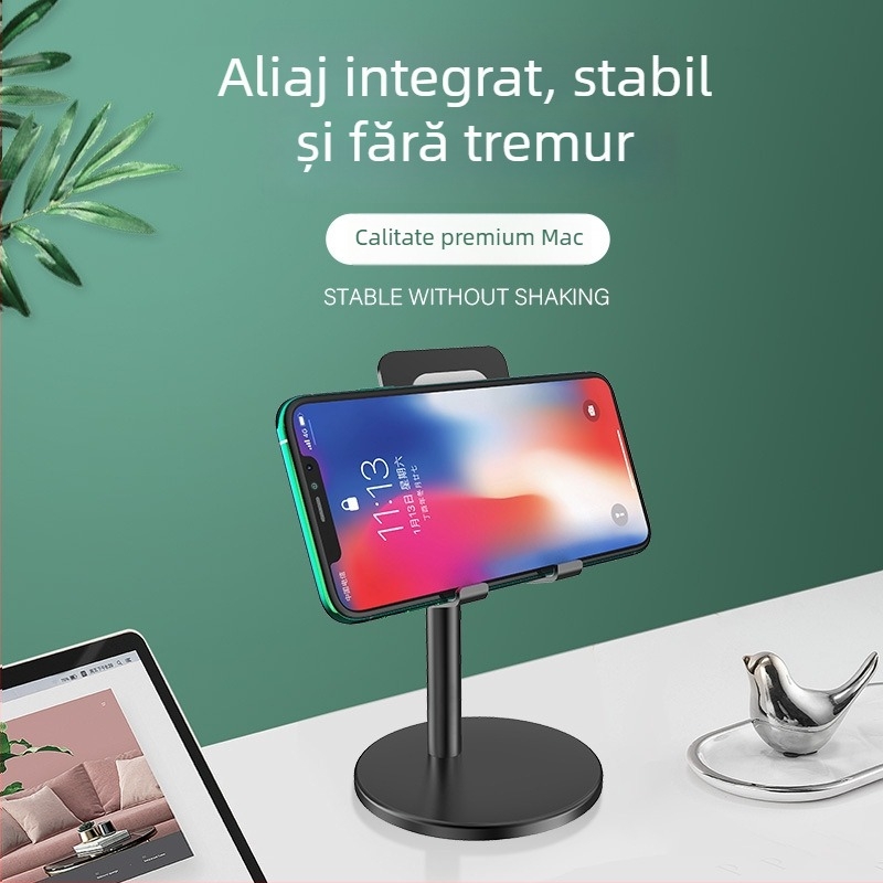 Suport de birou pentru telefon și tabletă - retractabil, pliabil, durabil, aliaj de aluminiu, model YYS380
