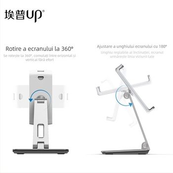 Suport pentru telefon mobil și tabletă – aliaj, universal, AP-7XN, pentru birou și lângă pat