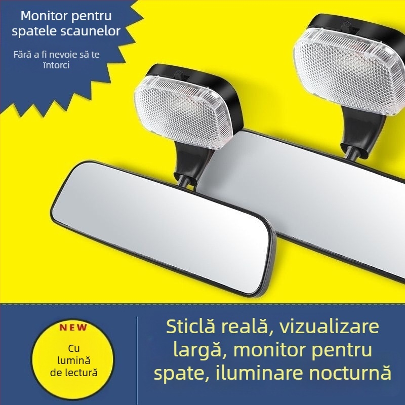 Oglindă interioară pentru tricicletă electrică – CaseyLa 12L-302, accesoriu parasolar pentru tricicletă de pasageri cu cabină complet închisă