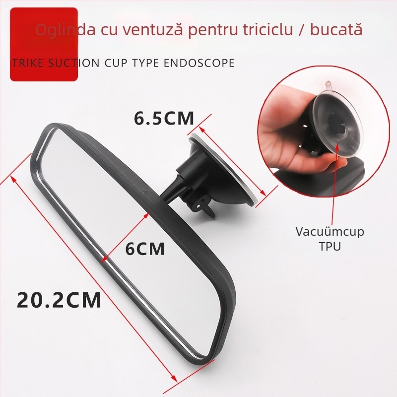 Oglindă interioară pentru tricicletă electrică – CaseyLa 12L-302, accesoriu parasolar pentru tricicletă de pasageri cu cabină complet închisă