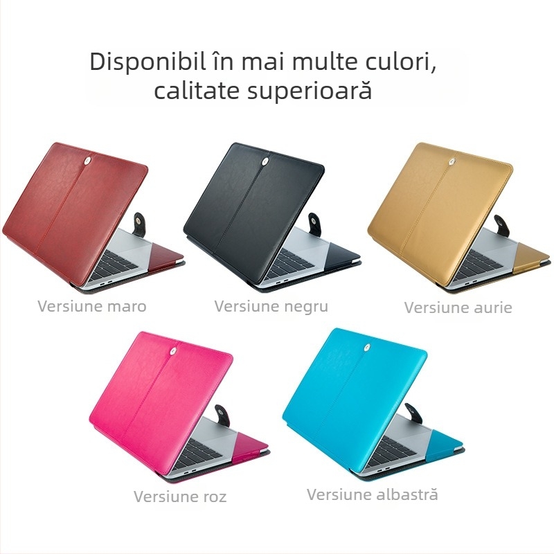 Carcasă protecție PU din piele DDC CASE pentru MacBook Pro și MacBook Air