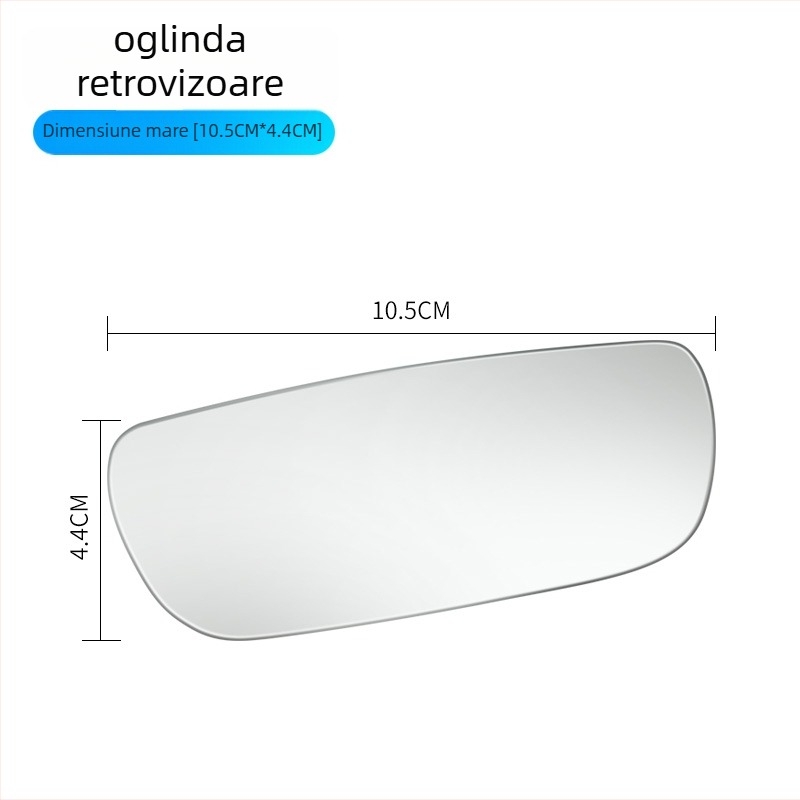 Oglindă retrovizoare auto – oglinzi auxiliare pentru unghiuri moarte, 360° unghi larg, set de două (pătrat și rotund) – ajutor pentru mersul înapoi