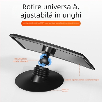 Runner Oglindă retrovizoare auto cu ventuză pentru scaun de bebeluși – observație în interior, oglindă convexă de sprijin pentru mers înapoi