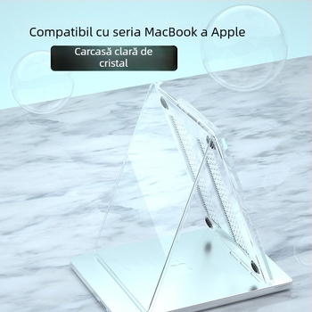 Husă protectoare pentru MacBook Pro/Air, cristal transparent, Xingzhikang