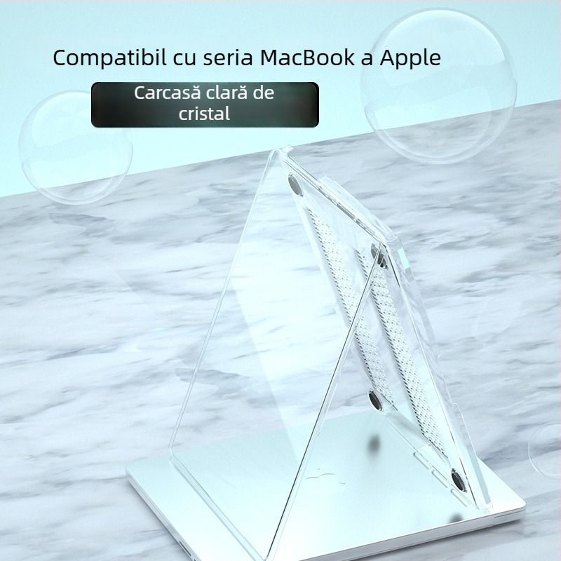 Husă protectoare pentru MacBook Pro/Air, cristal transparent, Xingzhikang