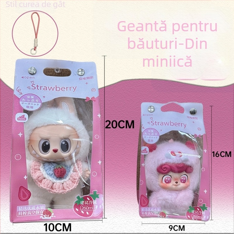 Long Lei Geantă de depozitare cu agățare – PVC cub, Multifuncțională, Stil drăguț de desene animate