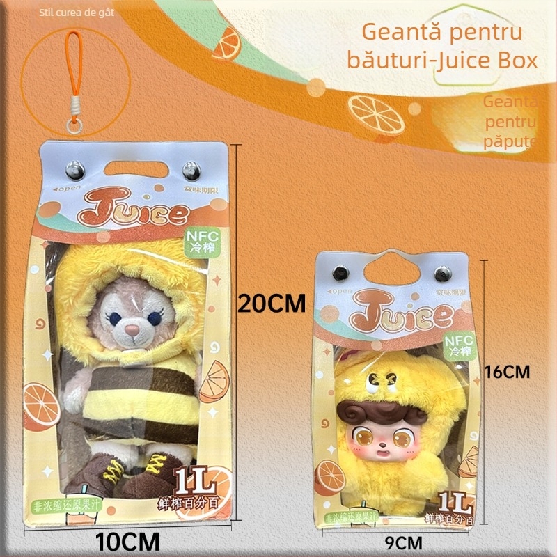 Long Lei Geantă de depozitare cu agățare – PVC cub, Multifuncțională, Stil drăguț de desene animate