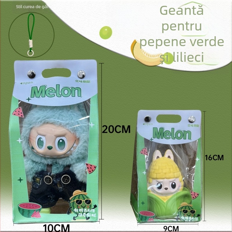 Long Lei Geantă de depozitare cu agățare – PVC cub, Multifuncțională, Stil drăguț de desene animate