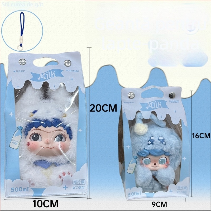 Long Lei Geantă de depozitare cu agățare – PVC cub, Multifuncțională, Stil drăguț de desene animate