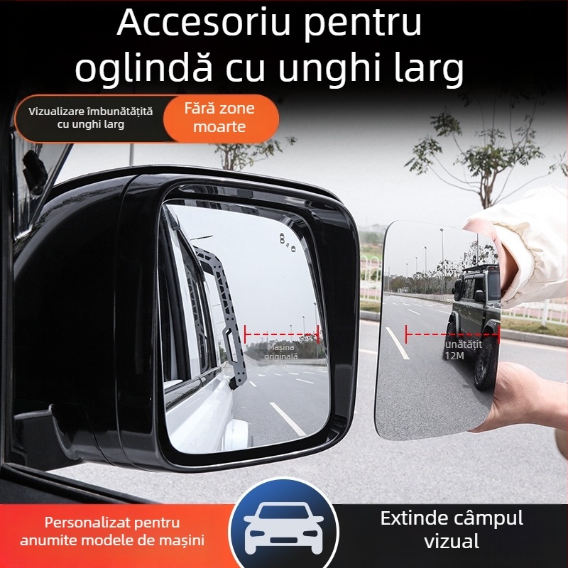 Lentilă pentru oglinda retrovizoare pentru Chery iCAR V23, unghi ultra-larg și câmp vizual extins