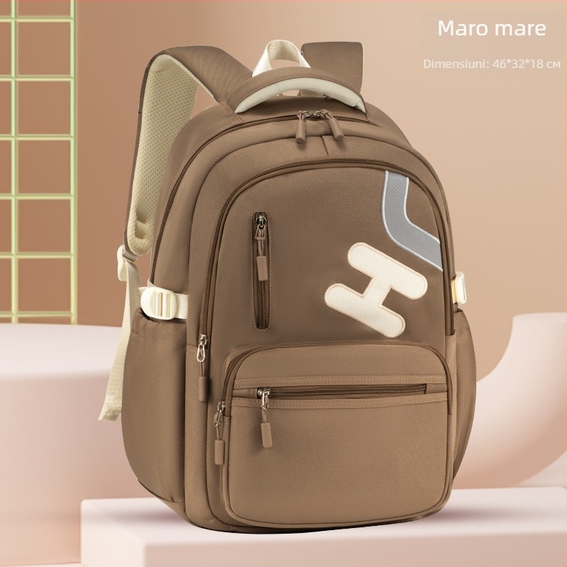 Rucsac pentru elevi 3–9 clase, capacitate mare, ultra-ușor, țesătură Oxford, respirabil și impermeabil, design modern